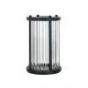 Windlicht Faey zwart groot (Black) - Loft24.nl