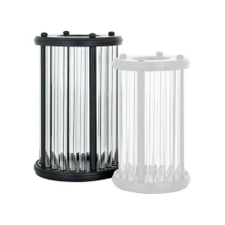 Windlicht Faey zwart groot (Black) - Loft24.nl