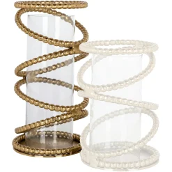 Windlicht Jaden groot (Brushed Gold) - Loft24.nl