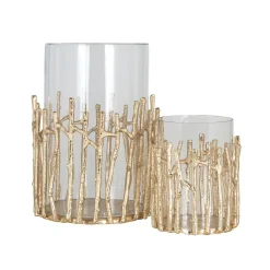 Windlicht Loretta groot (Gold) - Loft24.nl