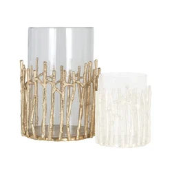 Windlicht Loretta groot (Gold) - Loft24.nl