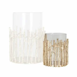 Windlicht Loretta klein (Gold) - Loft24.nl