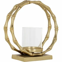 Windlicht Merlyn klein (Gold) - Loft24.nl