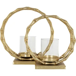 Windlicht Merlyn klein (Gold) - Loft24.nl