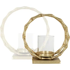 Windlicht Merlyn klein (Gold) - Loft24.nl