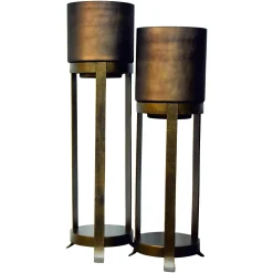 Windlicht Mione klein (Bronze) - Loft24.nl