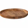 Yuki serveerplank rond acacia hout naturel - Loft24.nl