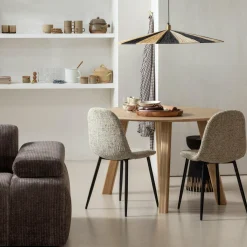 Yuki serveerplank rond acacia hout naturel - Loft24.nl