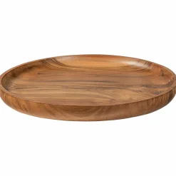 Yuki serveerplank rond acacia hout naturel - Loft24.nl