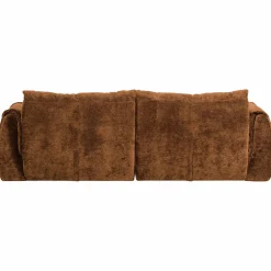 2-zits Bank Baggy 3D chenille - Middenbruin - Loft24.nl