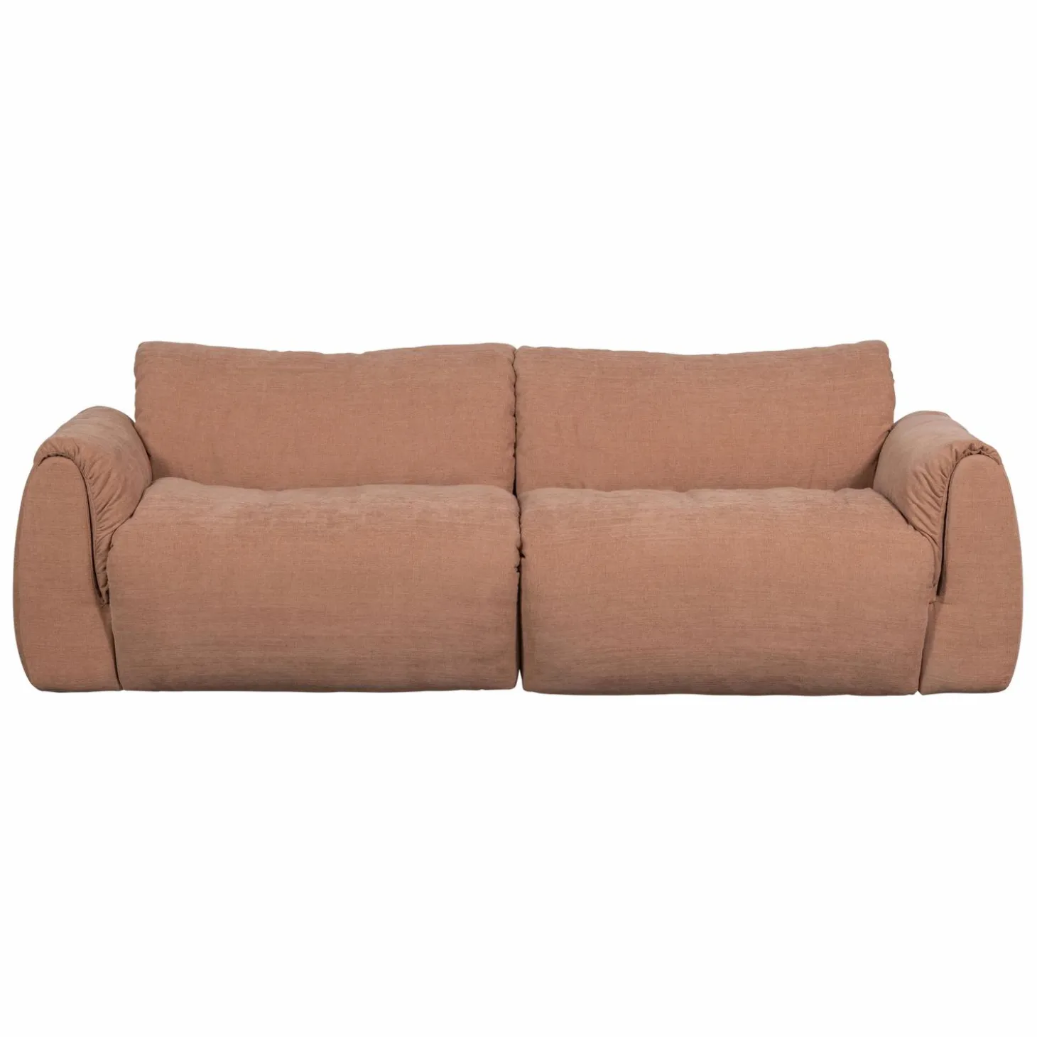 2-zits Bank Baggy Geweven chenille - Oud Roze - Loft24.nl