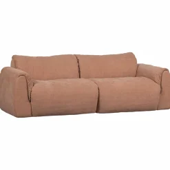 2-zits Bank Baggy Geweven chenille - Oud Roze - Loft24.nl