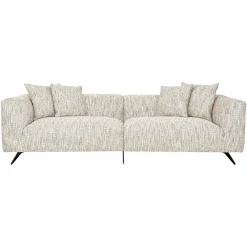 3-zits Bank Hoxton Chenille - Naturel - Loft24.nl