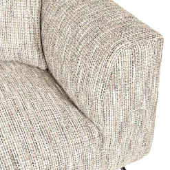 3-zits Bank Hoxton Chenille - Naturel - Loft24.nl