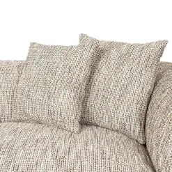 3-zits Bank Hoxton Chenille - Naturel - Loft24.nl