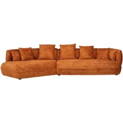 4-zits Bank Rodina Chenille - Pumpkin - Loft24.nl