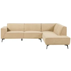 2,5-zits Hoekbank Leeds - Beige (Rechts) - Loft24.nl