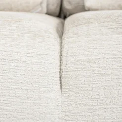 3-zits Hoekbank Lund Chenille - Crème - Loft24.nl