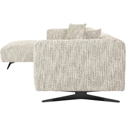 3-zits Loungebank Hoxton Links Chenille - Naturel - Loft24.nl