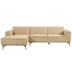 2,5-zits Loungebank Leeds - Beige (Lounge Links) - Loft24.nl