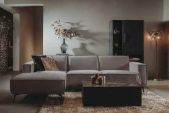 2,5-zits Loungebank Leeds - Bruin (Lounge Links) - Loft24.nl