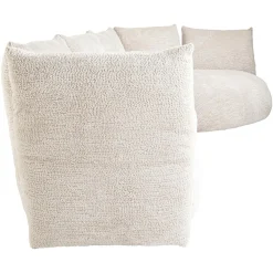 3-zits Loungebank Loyd Chenille - Crème - Loft24.nl