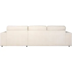 2,5-zits Loungebank Santos Rechts Chenille - Beige - Loft24.nl