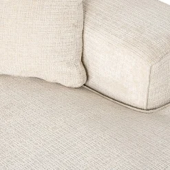 2,5-zits Loungebank Santos Rechts Chenille - Beige - Loft24.nl