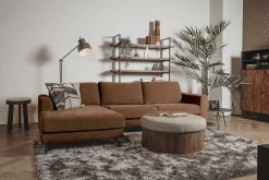 2,5-zits Lounge/Hoekbank Highlands - Koper (Lounge Links) - Loft24.nl