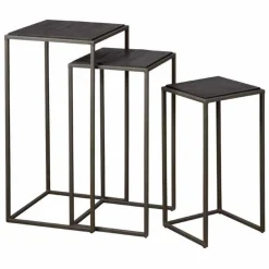 Zuil Fanna Teakhout Set van 3 stuks - Loft24.nl