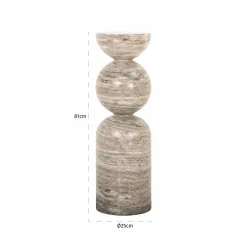 Zuil Lewis Marmer 80cm hoog - Loft24.nl