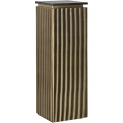 Zuil met opbergruimte Ironville Marmer en Brass 110 x 35cm - Loft24.nl