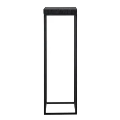 Zuil Oakura Hout en Staal 95cm hoog kleur zwart - Loft24.nl